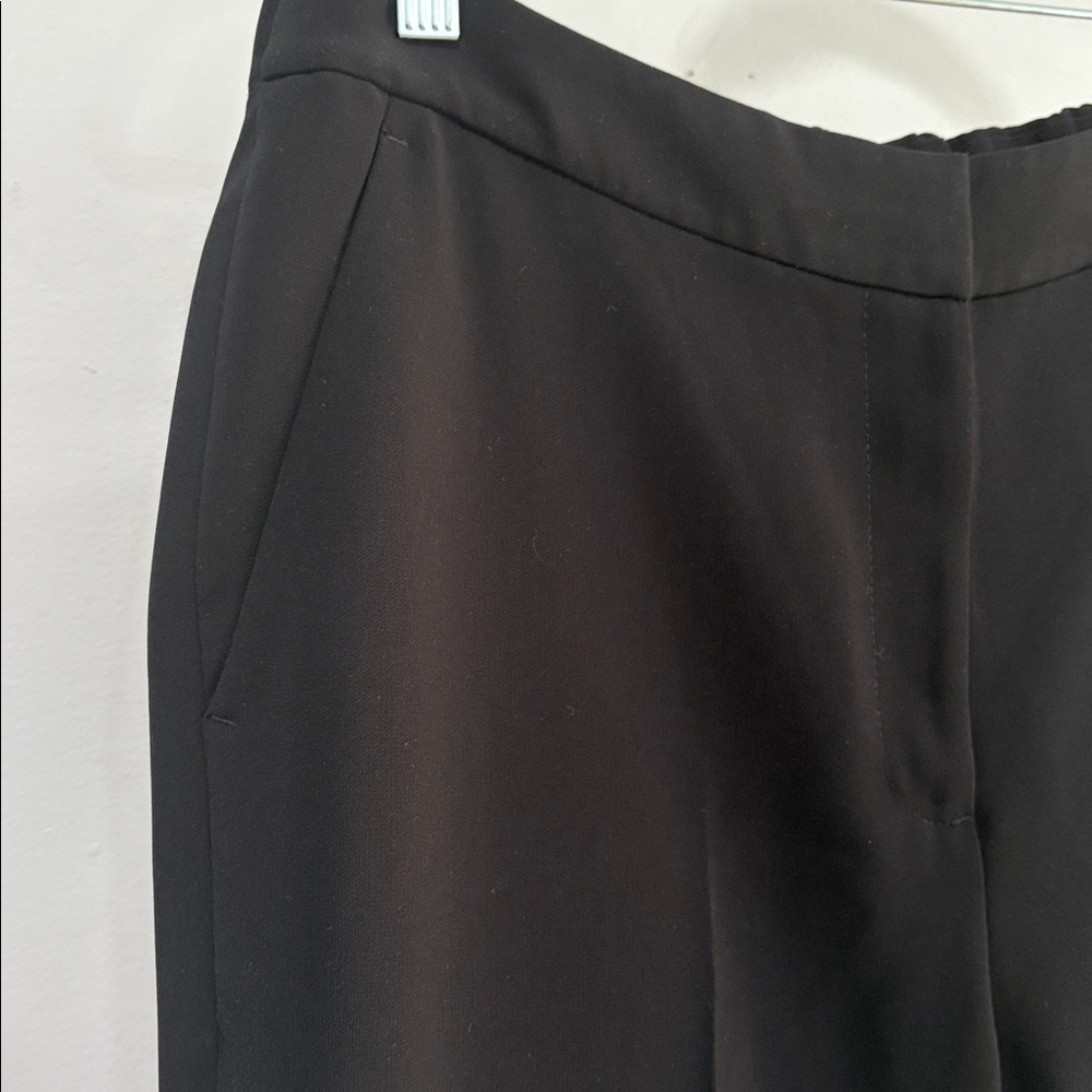 J. Crew Black Classic High Rise Straight Leg Easy Pants, Size 12T - Picture 3 of 12